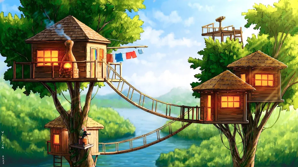 Rust base building gets a new twist with an anti-raid sky settlement that keeps your loot safe